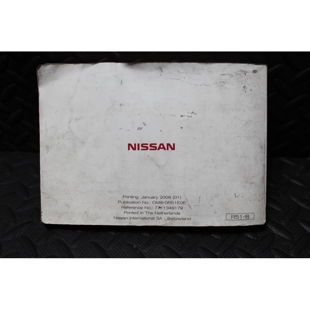 LIBRETTO USO E MANUTENZIONE NISSAN PATHFINDER 3 III (R51)(2005 >) 2.5 DCI 4WD 174CV 128KW YD25