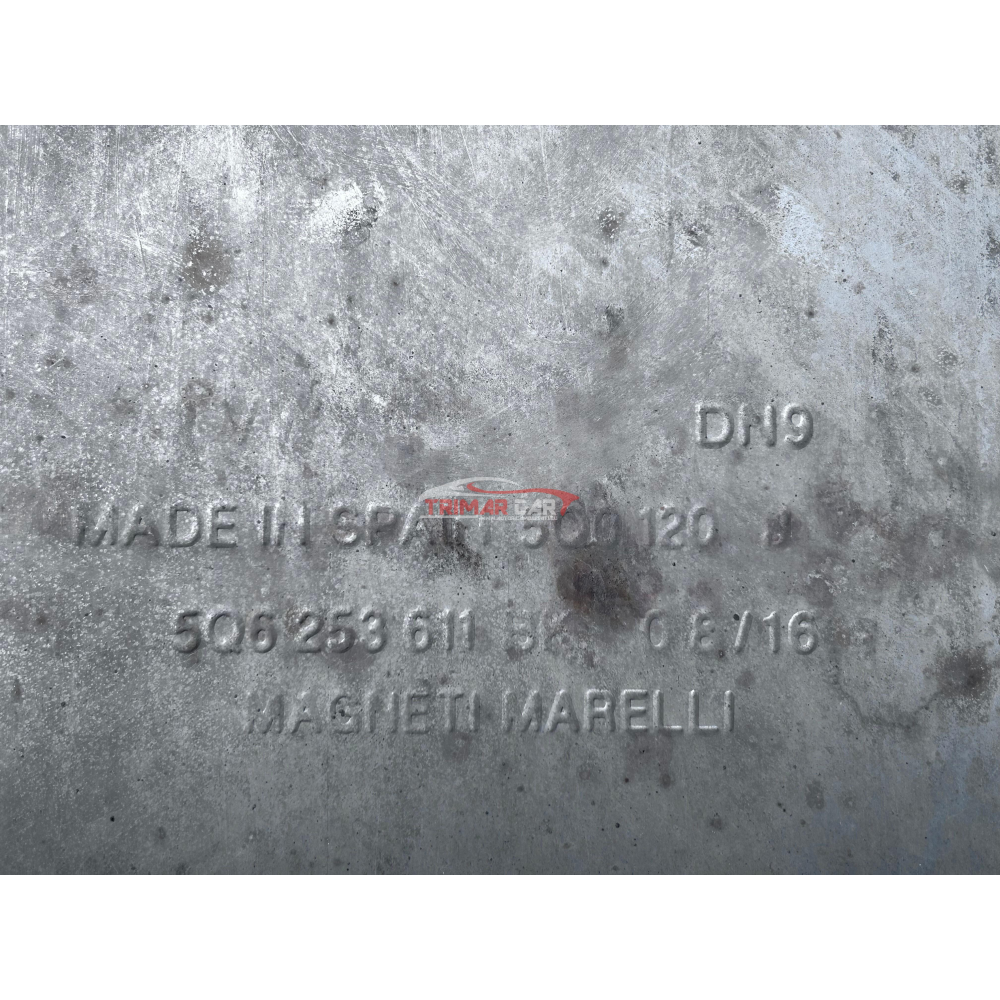 5Q6253611BK TUBO SCARICO TERMINALE MARMITTA SEAT LEON (5F1)(2012 >) 1.6TDI 81KW 110CV CXXB