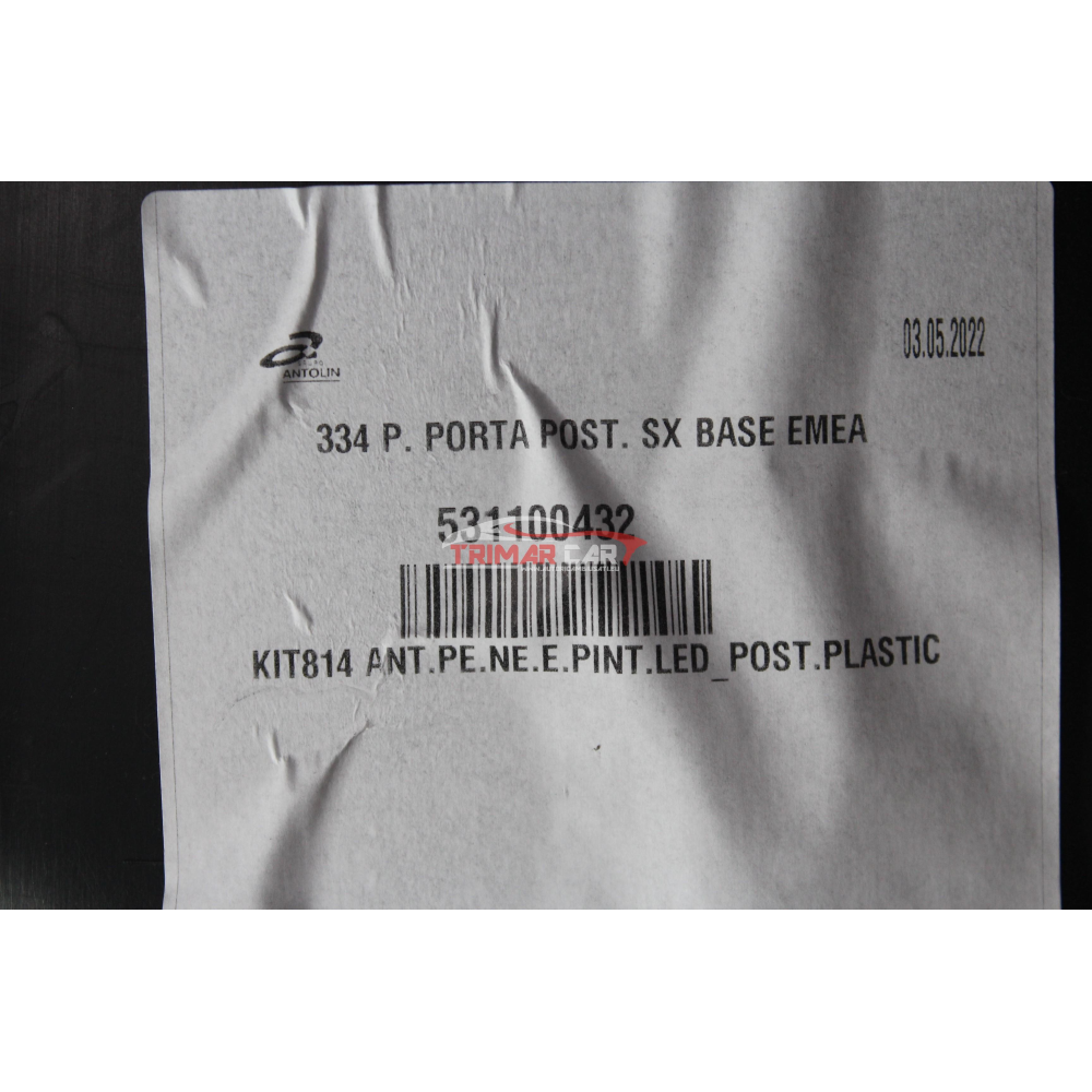 531100432 PANNELLO PORTIERA POSTERIORE SINISTRA SINISTRO FIAT 500X (334)(2014 >)