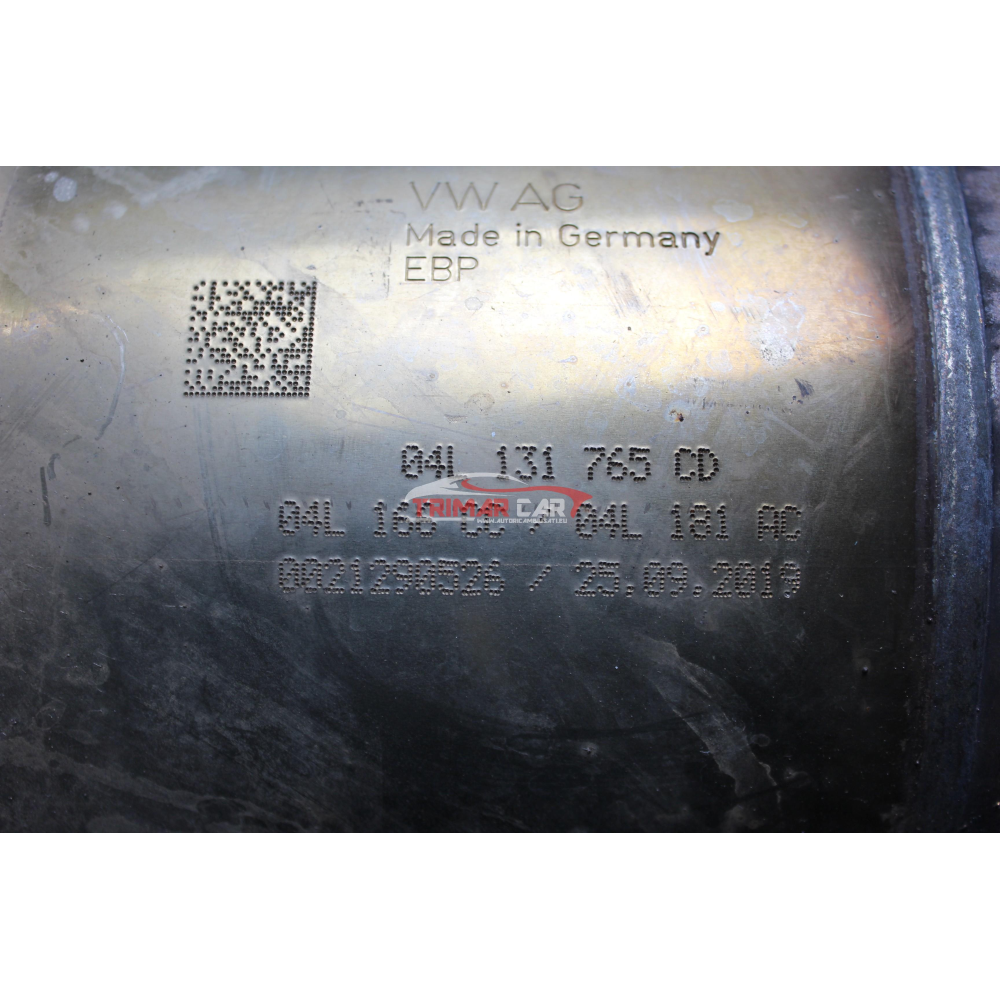 5Q0131705CP 04L131902H FILTRO ANTIPARTICOLATO FAP VW GOLF 7 VII (2012 IN POI) 2.0 TDI 150 CV 110 KW DFG