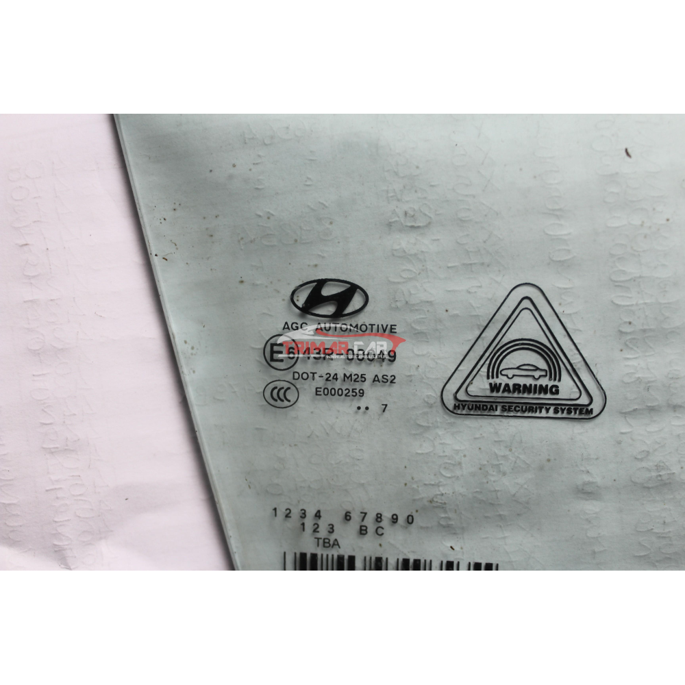 VETRO SCENDENTE PORTA ANTERIORE DESTRA HYUNDAI TUCSON (TL)(2015 >) 1.7 CRDI 141CV 104KW D4FD