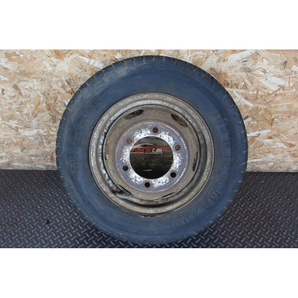 R15 CERCHIO SINGOLO IN FERRO +GOMMA 185R15C MATADOR FORD TRANSIT (E)(1994-2000)