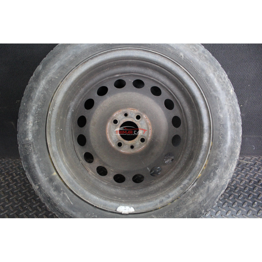 51975739 R15 CERCHIO SINGOLO IN FERRO FIAT DOBLO Cargo 1 (223)(05-10)  1.3 JTD 75 CV 199A2000