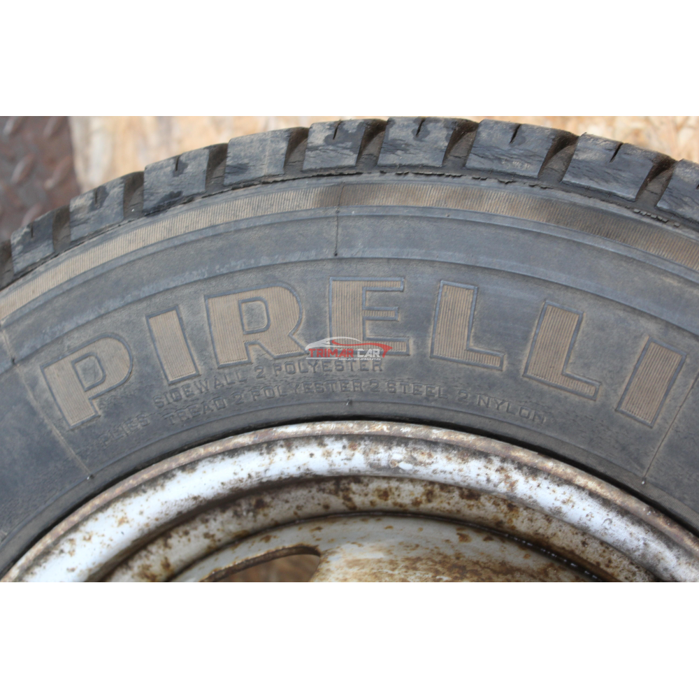 R15 CERCHIO SINGOLO IN FERRO +GOMMA PIRELLI 185R15C FORD TRANSIT AUTOBUS (E)(1994-2000)