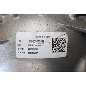 K68378450AA DIFFERENZIALE ANTERIORE JEEP  (JL)(2021 >) 2.0 4xe Plug-in Hybrid 381CV 280KW EXC "2022"