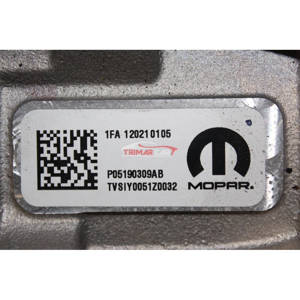 P05190309AB K68453732AA ALTERNATORE JEEP WRANGLER 4 IV (JL)(2021 >) 2.0 4xe Plug-in Hybrid 381CV 280KW EXC "2022"