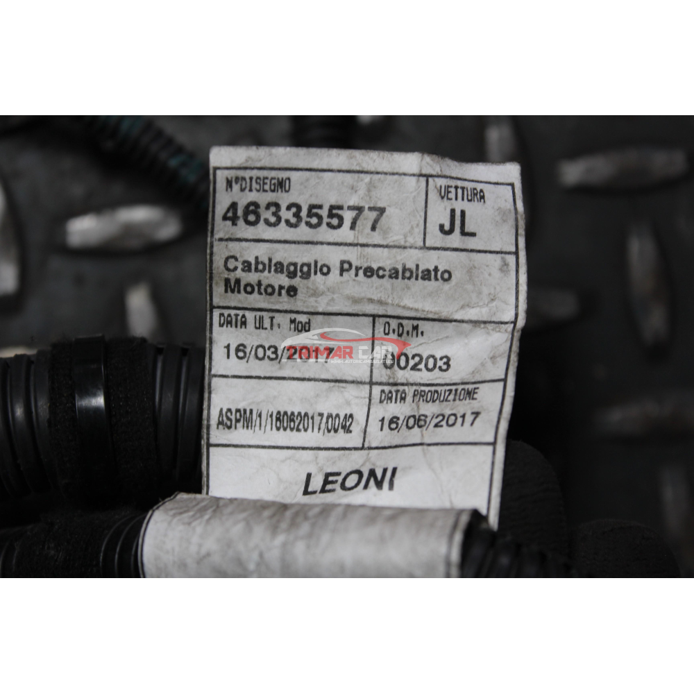 46335577 CAVO CAVI CABLAGGIO MOTORE JEEP WRANGLER 4 IV (JL)(2021 >) 2.2 MJET 200CV 147KW EBH