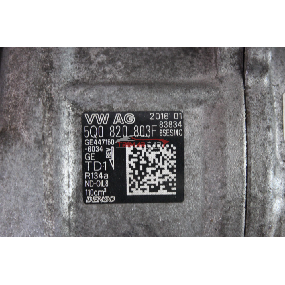 5Q0820803F COMPRESSORE AC CLIMA SEAT VW SKODA