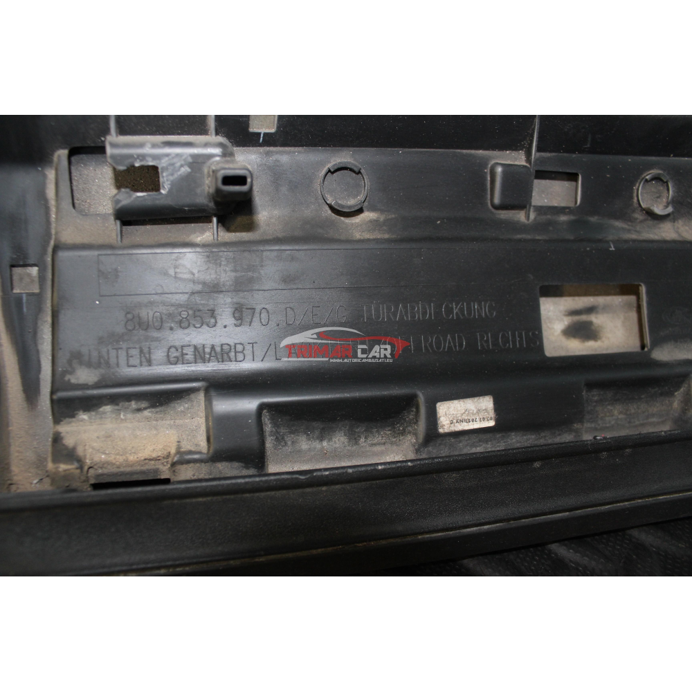 8U0853970D MODANATURA SPORTELLO POSTERIORE DESTRO AUDI Q3 (8UB,8UG)(2011 >) 2.0TDI 140CV 103KW CFF