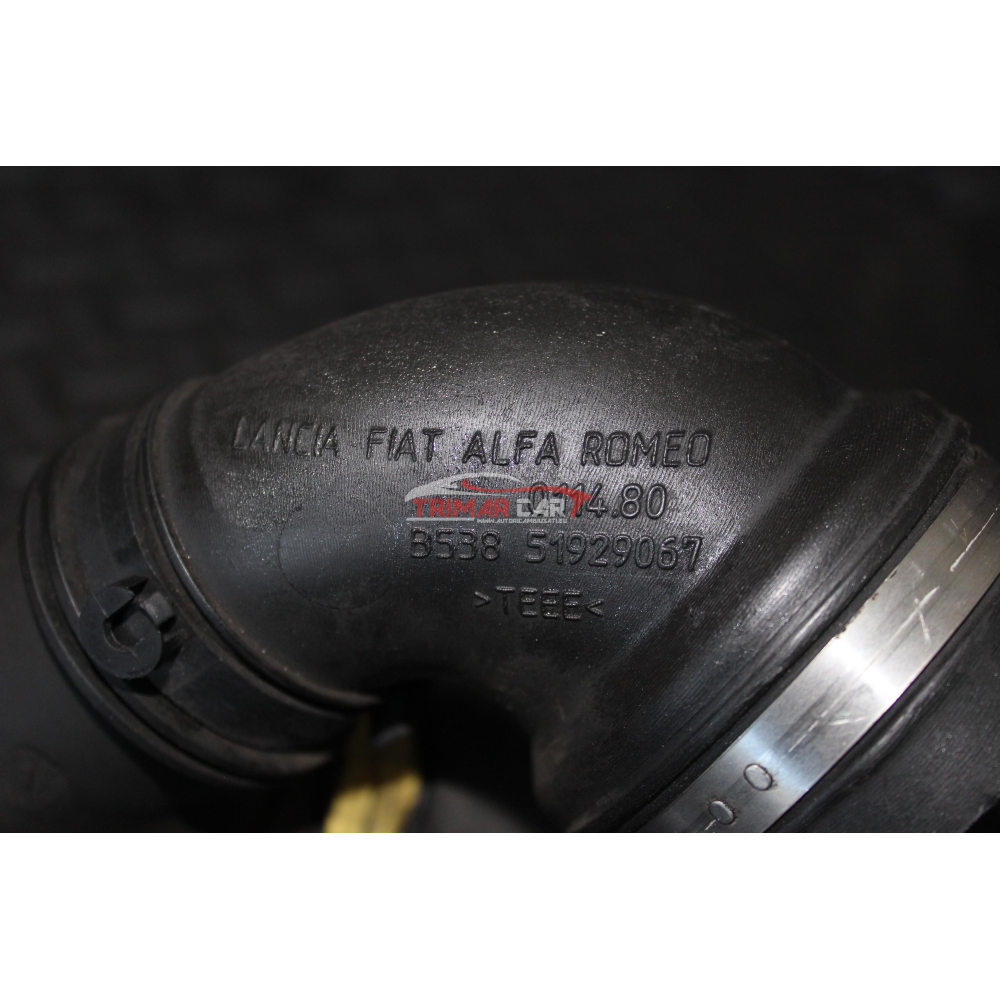 51929067 55246908 TUBO MANICOTTO ASPIRAZIONE ARIA FIAT PANDA 3 (312,319)(2012 >) 0.9 1.4