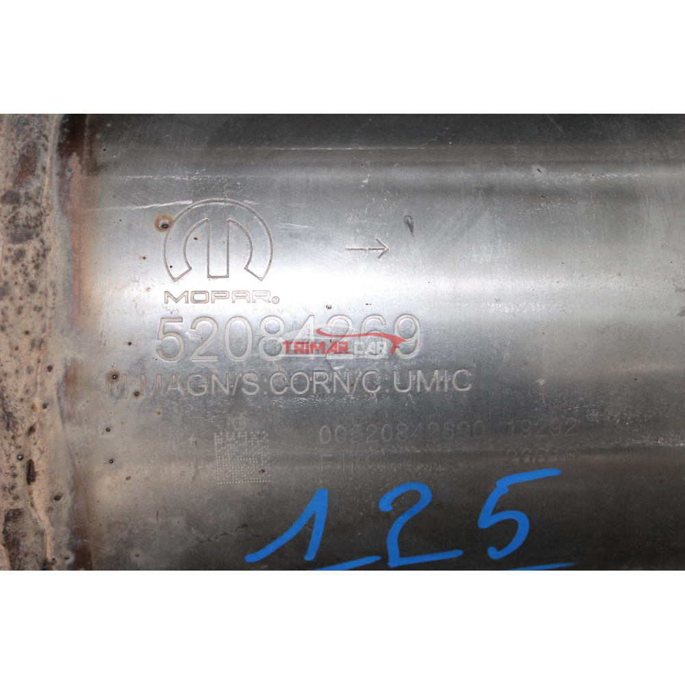 52084269 CATALIZZATORE JEEP COMPASS (MP,M6)(2016 >) 1.6CRD 120CV 88KW