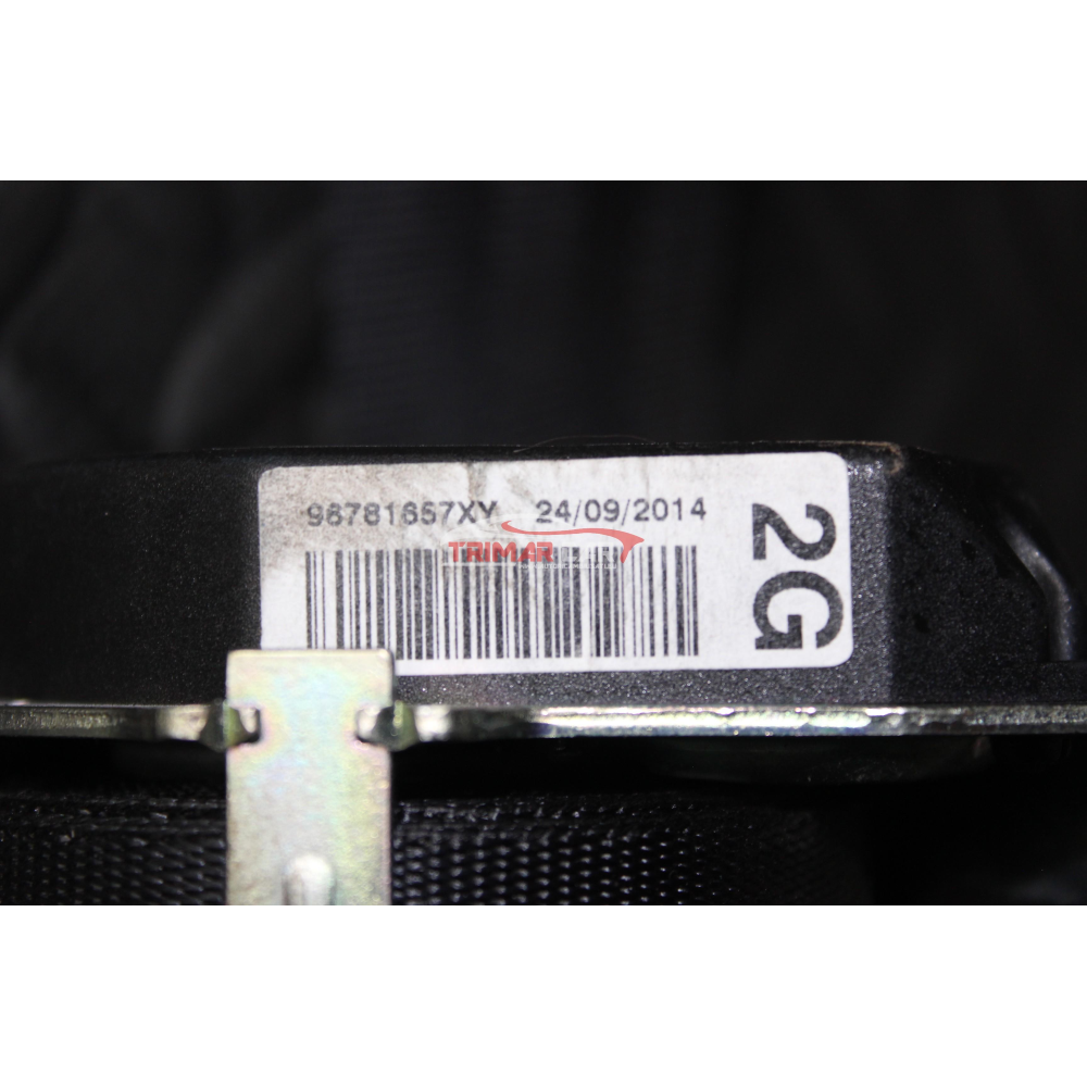 96781657XY CINTURA SICUREZZA POSTERIORE SINISTRA PEUGEOT 2008 (CU)(2013 >) 1.6 HDI 92CV 68KW 9H06 9HP