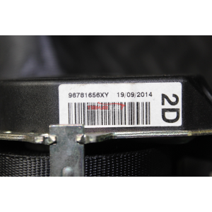 96781656XY CINTURA SICUREZZA POSTERIORE DESTRA PEUGEOT 2008 (CU)(2013 >) 1.6 HDI 92CV 68KW 9H06 9HP