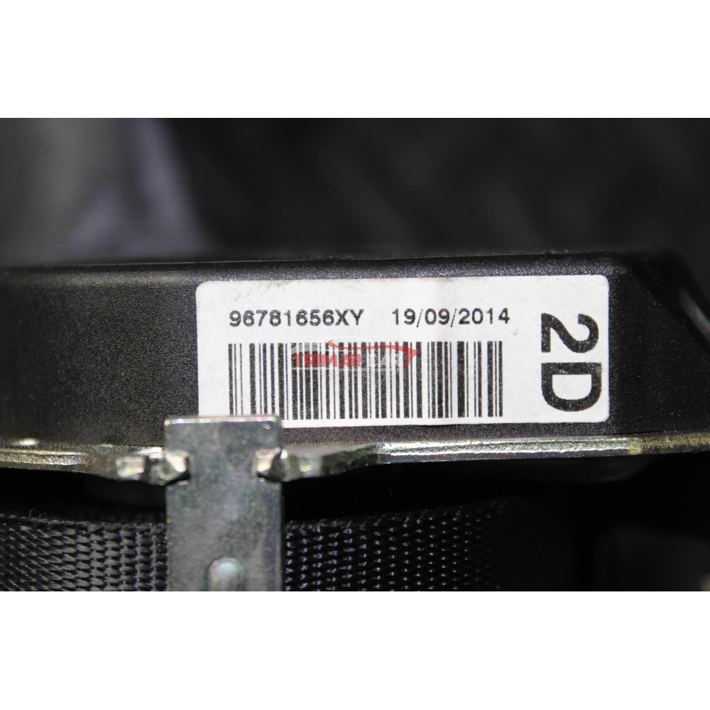 96781656XY CINTURA SICUREZZA POSTERIORE DESTRA PEUGEOT 2008 (CU)(2013 >) 1.6 HDI 92CV 68KW 9H06 9HP