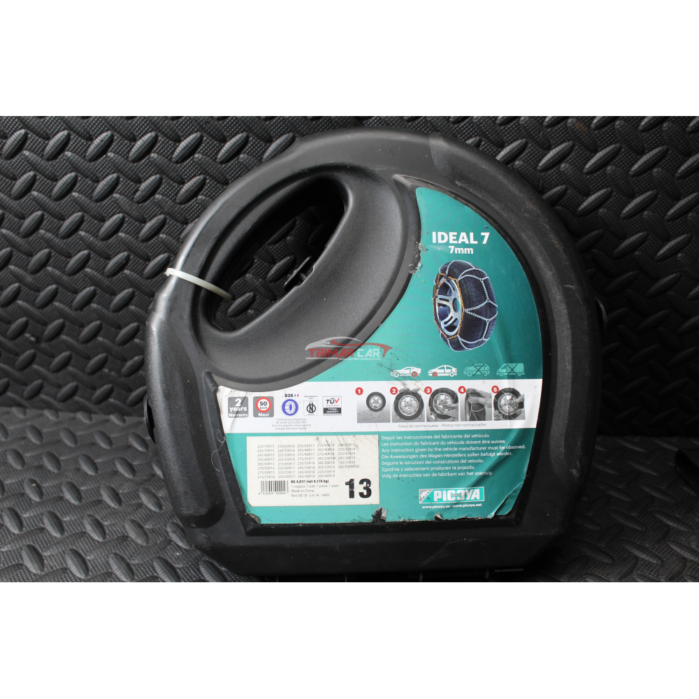 CATENE DA NEVE IDEAL 7MM 13 PICOYA IDEAL MISURE IN DESCRIZIONE NUOVE