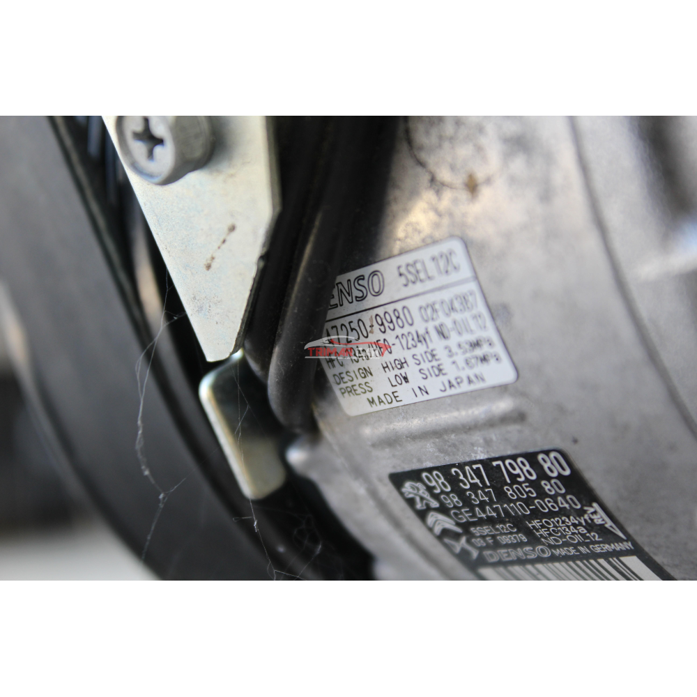 9834779880 COMPRESSORE AC CLIMA OPEL MOKKA (2023) 1.2 PureTech 100 101CV 74KW HN05 2023 5.000 KM