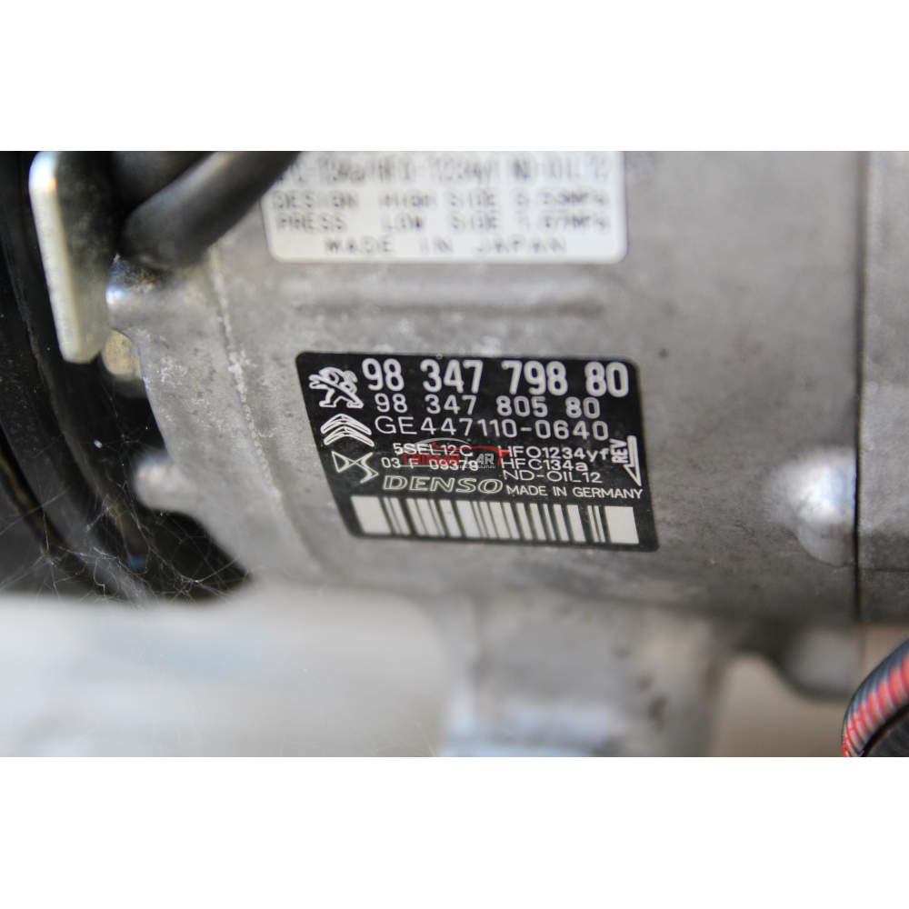 9834779880 COMPRESSORE AC CLIMA OPEL MOKKA (2023) 1.2 PureTech 100 101CV 74KW HN05 2023 5.000 KM