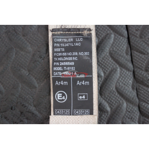 K1VJ471L1AC CINTURA SICUREZZA POSTERIORE CENTRALE LANCIA THEMA 2 (LX)(2011 >) 3.0D 239CV 176KW VM24D / EXF