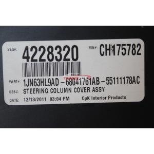 L0198978DX9AB K1JN63HL9AD MODANATURA CRUSCOTTO INF SINISTRA LANCIA THEMA 2 (LX)(2011 >) 3.0D 239CV 176KW VM24D / EXF