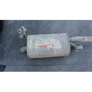 2K0253611AE TUBO SCARICO TERMINALE MARMITTA VOLKSWAGEN CADDY 4 IV FURGONATO (2015 >) 2.0 TDI 4MOTION 4X4 90KW 122CV DFS