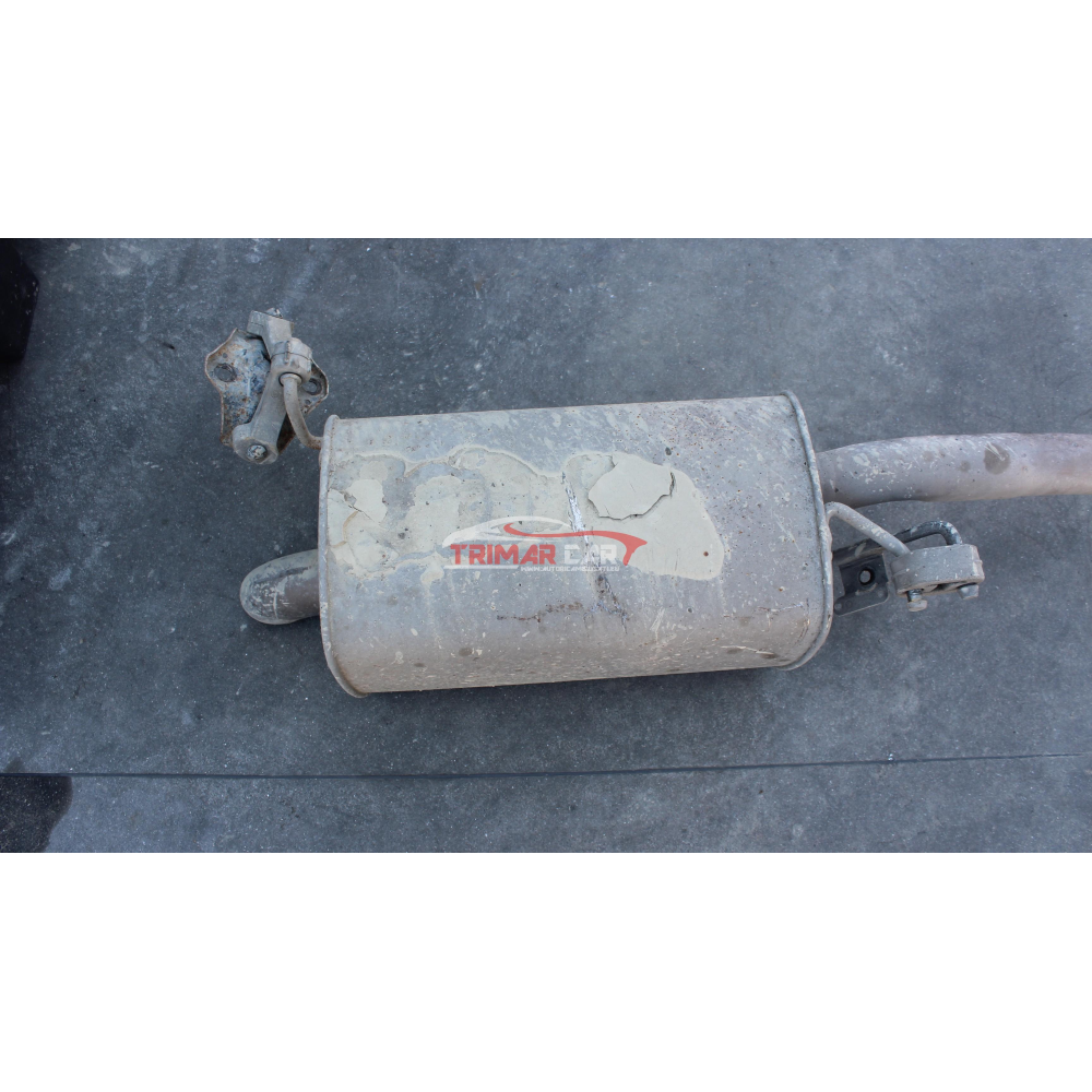 2K0253611AE TUBO SCARICO TERMINALE MARMITTA VOLKSWAGEN CADDY 4 IV FURGONATO (2015 >) 2.0 TDI 4MOTION 4X4 90KW 122CV DFS