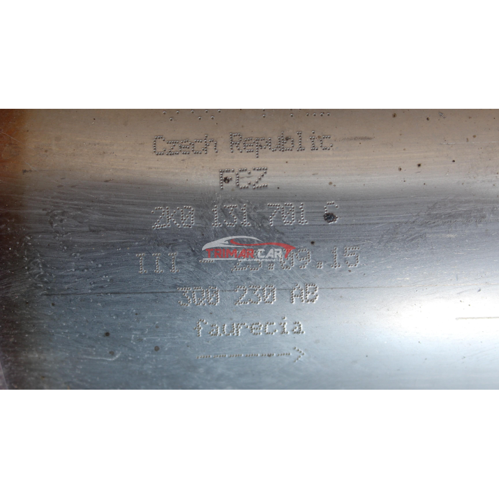 2K0131701C CATALIZZATORE + TUBO SCARICO MARMITTA VOLKSWAGEN CADDY 4 IV FURGONATO (2015 >) 2.0 TDI 4MOTION 4X4 90KW 122CV DFS