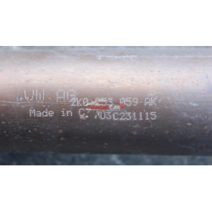 2K0131701C CATALIZZATORE + TUBO SCARICO MARMITTA VOLKSWAGEN CADDY 4 IV FURGONATO (2015 >) 2.0 TDI 4MOTION 4X4 90KW 122CV DFS