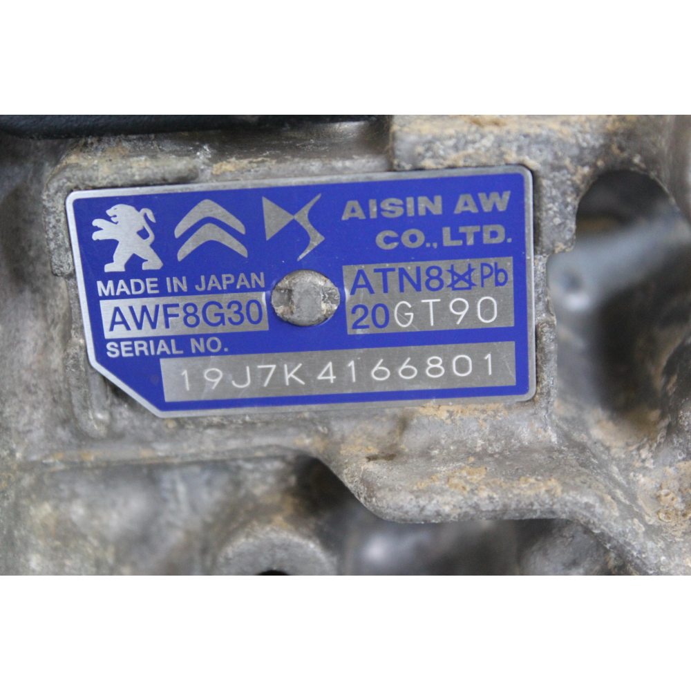 9831759980 AWF8G30 ATN8 CAMBIO AUTOMATICO PEUGEOT 5008 2 II(2016 >) 1.5 BlueHDi 131CV 96KW YHZ YH01 DV5RC  