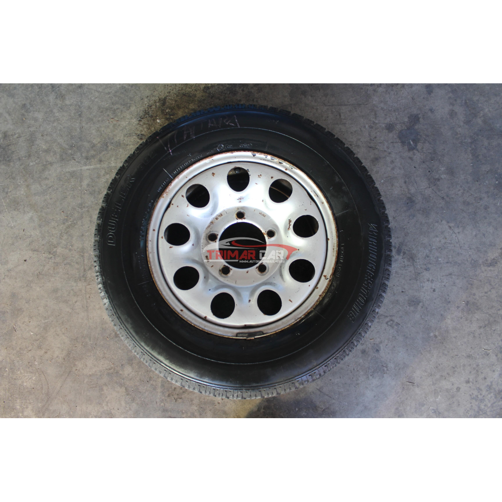 195R1594Q R15 CERCHIO SINGOLO IN FERRO COMPLETO DI GOMMA SUZUKI VITARA 1 (ET,TA)(1988-1999)