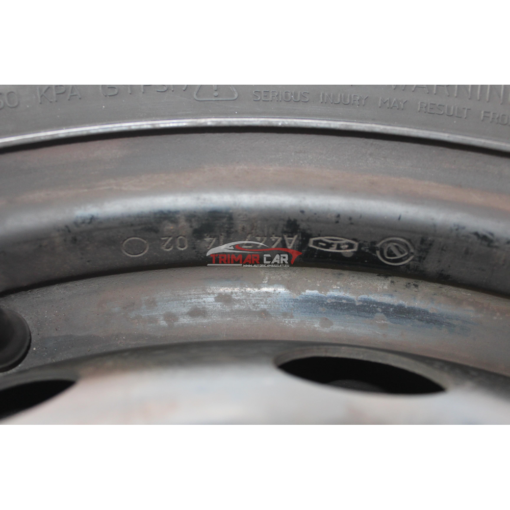 61/2JX15H2 R15 CERCHIO SINGOLO IN FERRO FIAT STILO (192)(2001-2010)