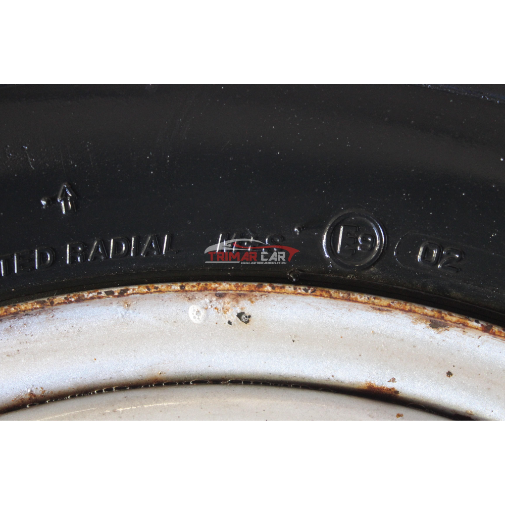 195R1594Q R15 CERCHIO SINGOLO IN FERRO COMPLETO DI GOMMA SUZUKI VITARA 1 (ET,TA)(1988-1999)