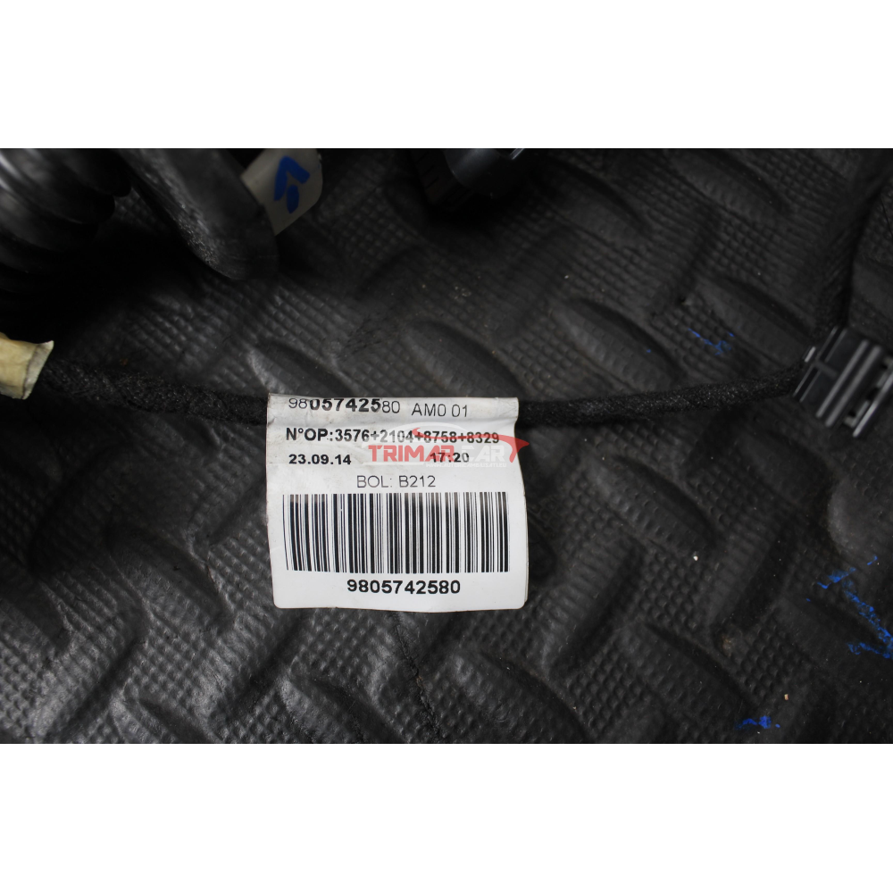 9805742580 CAVI CABLAGGIO PORTA ANTERIORE DESTRA PEUGEOT 2008 (CU)(2013 >) 1.6 HDI 92CV 68KW 9H06 9HP