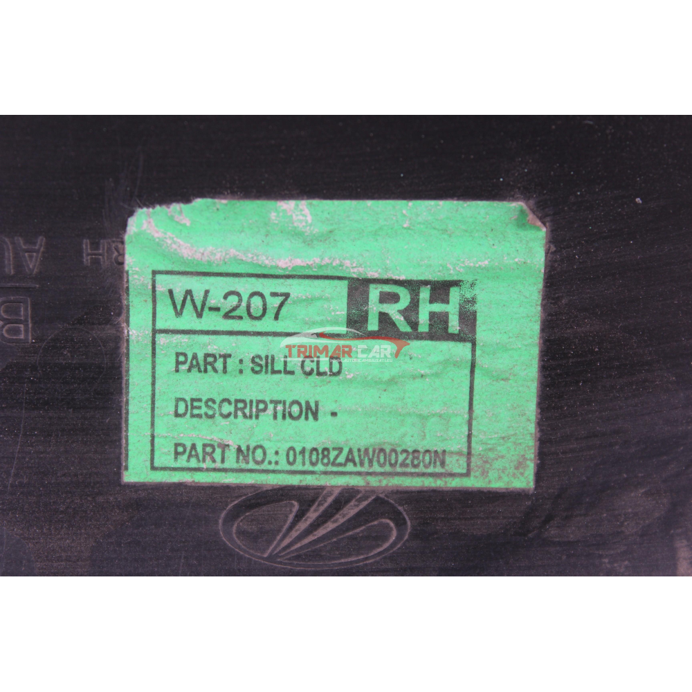 0108ZAW00280N MINIGONNA SOTTOPORTA DESTRA MAHINDRA XUV500 (2011>) 2.2CRDE AWD "2021"