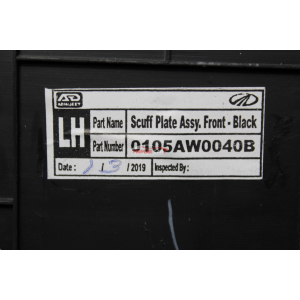 0105AW0040B PROFILO BATTITACCO ANTERIORE SINISTRO MAHINDRA XUV500 (2011>)  2.2CRDE AWD "2021"