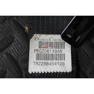 P5GZ061X9AN CINTURA SICUREZZA ANTERIORE DESTRA JEEP CHEROKEE 3 (KJ)(01-08) 2.8 CRD 150CV 110KW 4X4 ENF VM31C