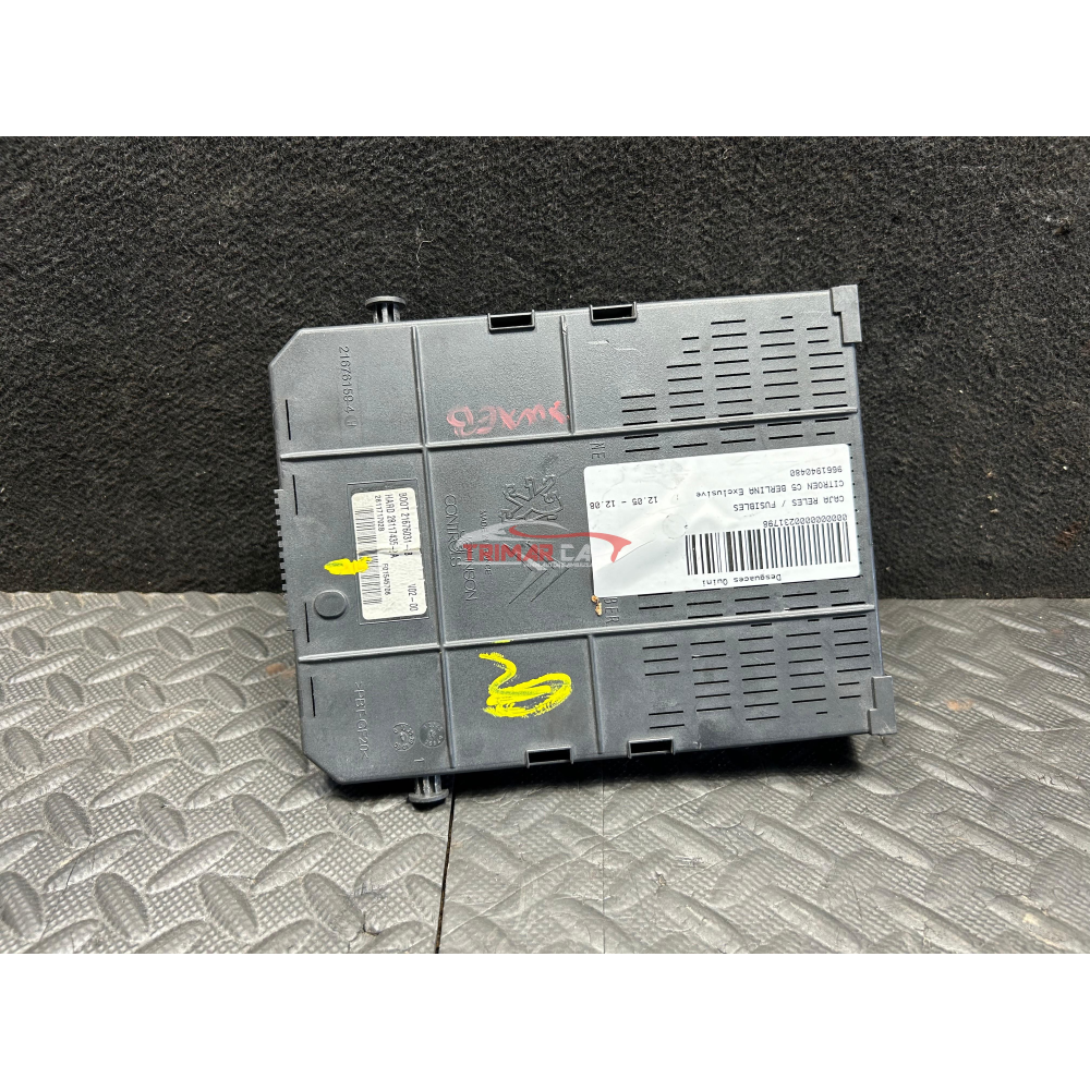 9661940480 CENTRALINA SCATOLA PORTAFUSIBILI BSM BCI CITROEN C4 PICASSO 1 I (UD)(06-13)