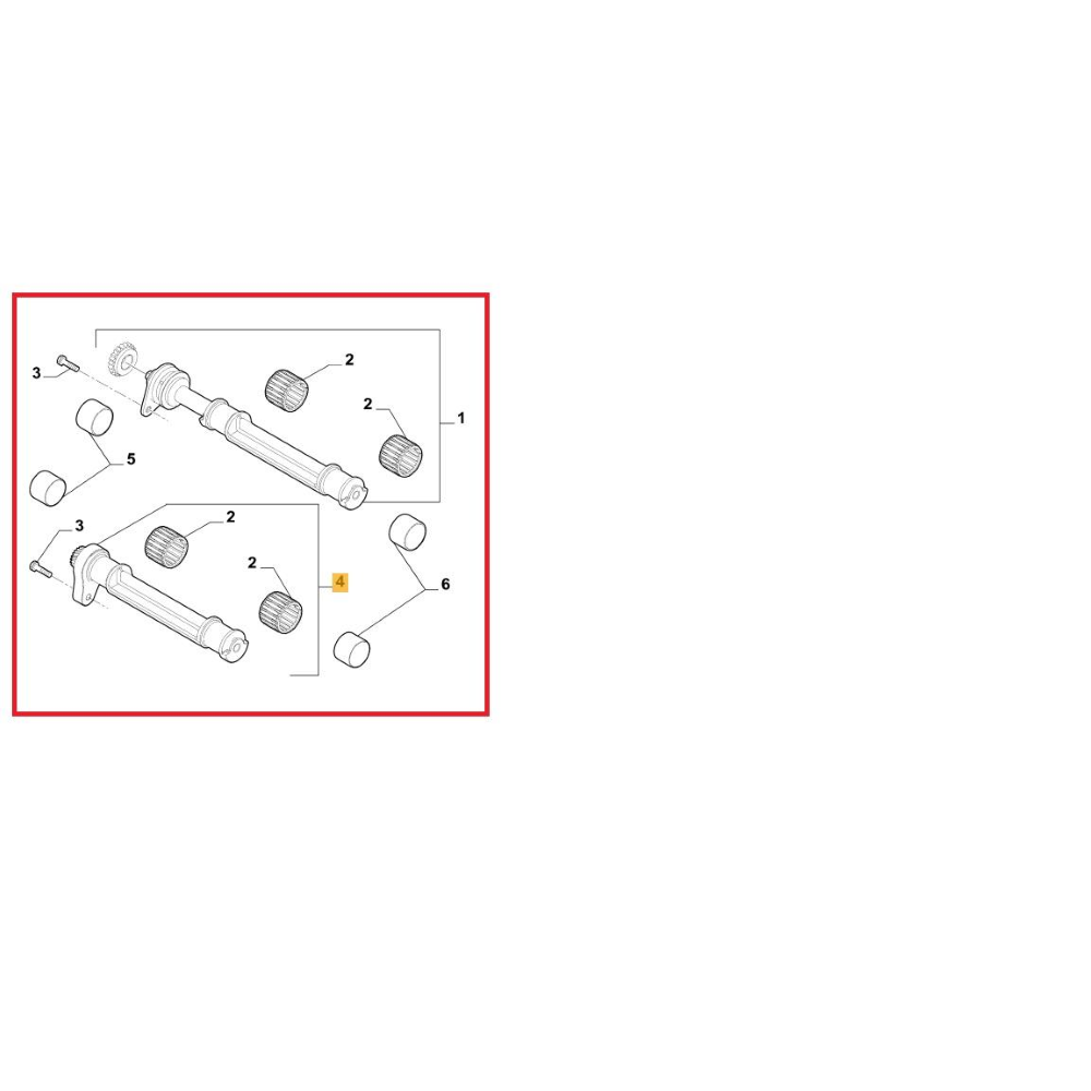 50056820// 5005788 ALBERO CONTROROTANTE ALFA ROMEO GIULIA // STELVIO  2.0 BENZINA 280CV 