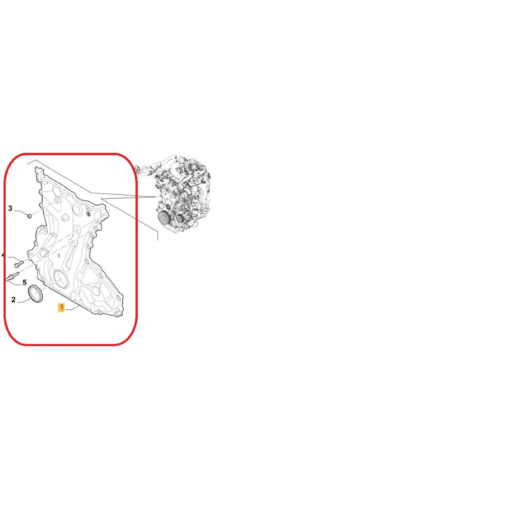 50052443 COPERCHIO DISTRIBUZIONE ALFA ROMEO GIULIA // STELVIO  2.0 BENZINA 280CV 