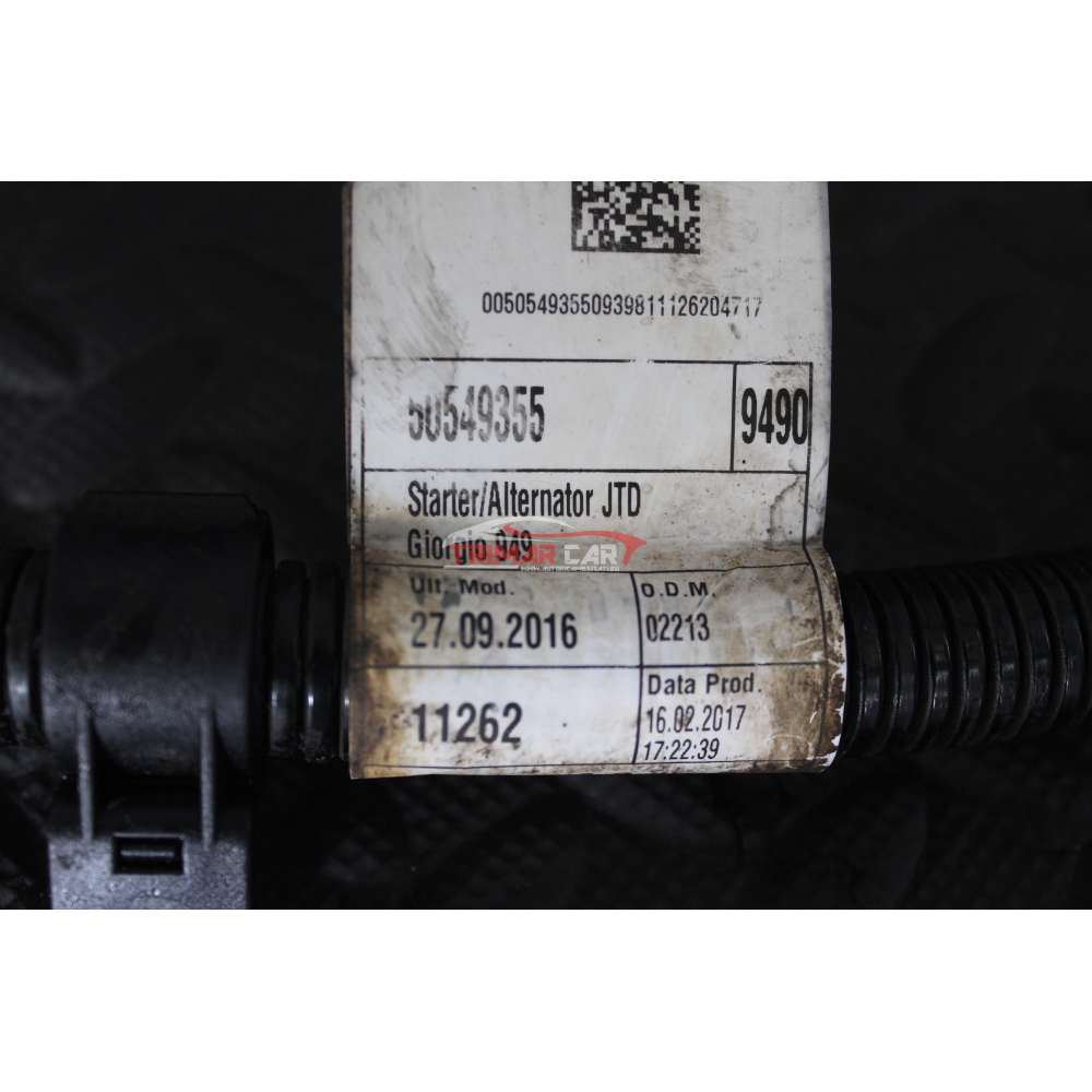 50549355 CAVO MASSA BATTERIA NEGATIVO ALFA ROMEO GIULIA 2 (952)(2015 >) 2.2 MJET 55271838