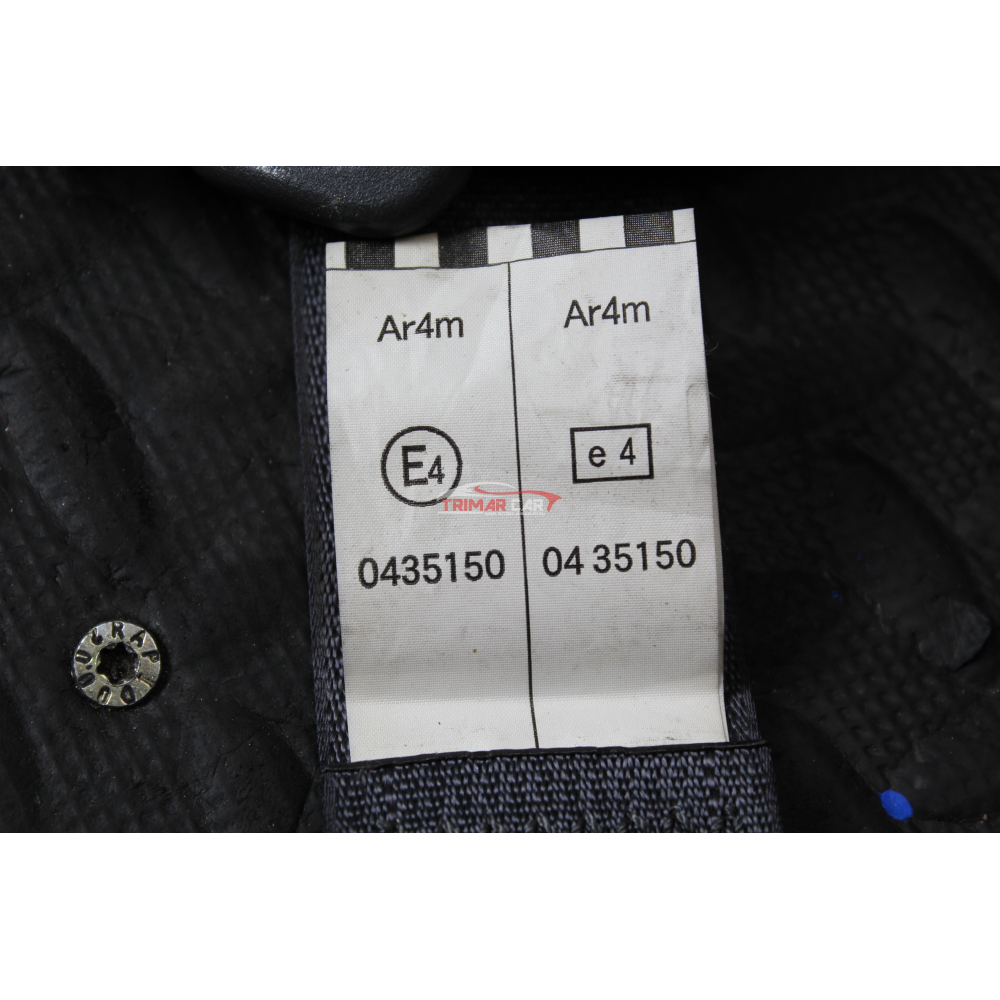 TK-AB0-EL182 CINTURA SICUREZZA POSTERIORE DESTRA DAIHATSU TERIOS 2 (J2)(2006 >) 1.5 VVT-I RWD 105CV 77KW 3SZ