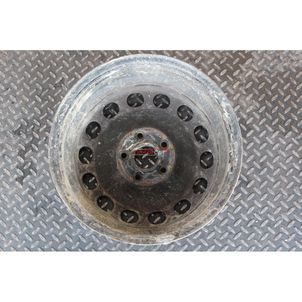 2K3601027 R16 CERCHIO SINGOLO IN FERRO VOLKSWAGEN CADDY 4 IV FURGONATO (2015 >) 2.0 TDI 4MOTION 4X4 90KW 122CV DFS