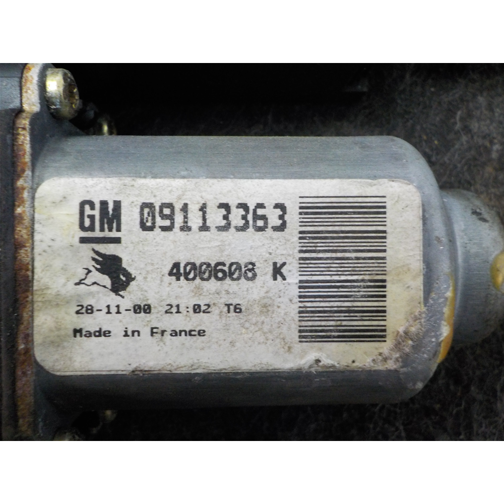 MECCANISMO ALZACRISTALLI ANTERIORE SINISTRO OPEL CORSA C (F08) (00-09) 09113363
