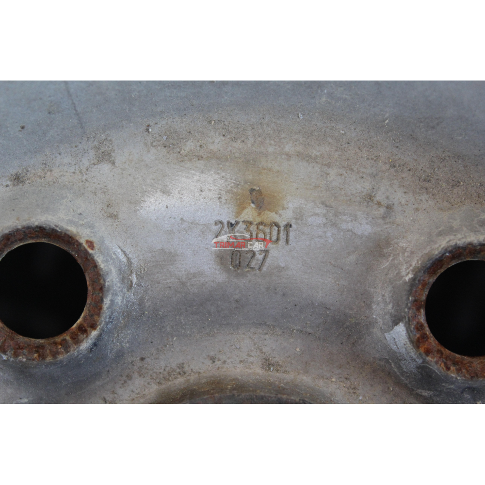 2K3601027 R16 CERCHIO SINGOLO IN FERRO VOLKSWAGEN CADDY 4 IV FURGONATO (2015 >) 2.0 TDI 4MOTION 4X4 90KW 122CV DFS