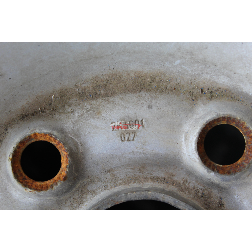 2K3601027 R16 CERCHIO SINGOLO IN FERRO VOLKSWAGEN CADDY 4 IV FURGONATO (2015 >) 2.0 TDI 4MOTION 4X4 90KW 122CV DFS