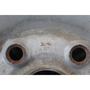 2K3601027 R16 CERCHIO SINGOLO IN FERRO VOLKSWAGEN CADDY 4 IV FURGONATO (2015 >) 2.0 TDI 4MOTION 4X4 90KW 122CV DFS