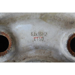 2K3601027 R16 CERCHIO SINGOLO IN FERRO VOLKSWAGEN CADDY 4 IV FURGONATO (2015 >) 2.0 TDI 4MOTION 4X4 90KW 122CV DFS