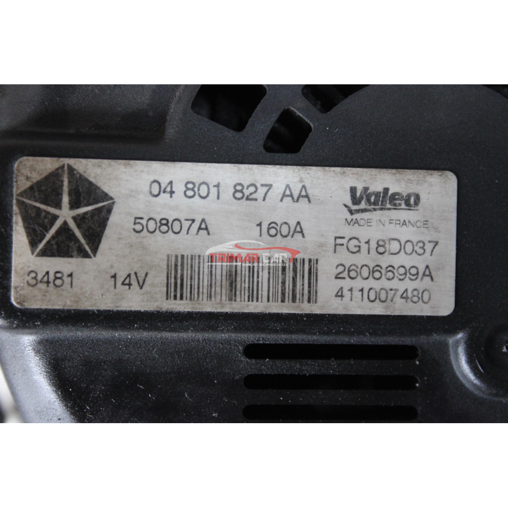04801827AA ALTERNATORE JEEP