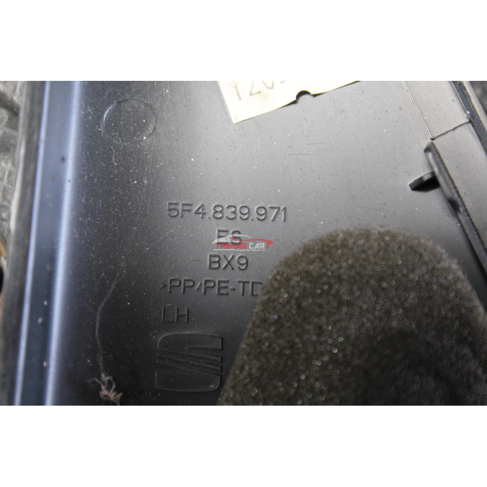 5F4839971 TRIANGOLO PORTA POSTERIORE SINISTRA SEAT LEON (5F1)(2012 >) 1.6TDI 81KW 110CV CXXB