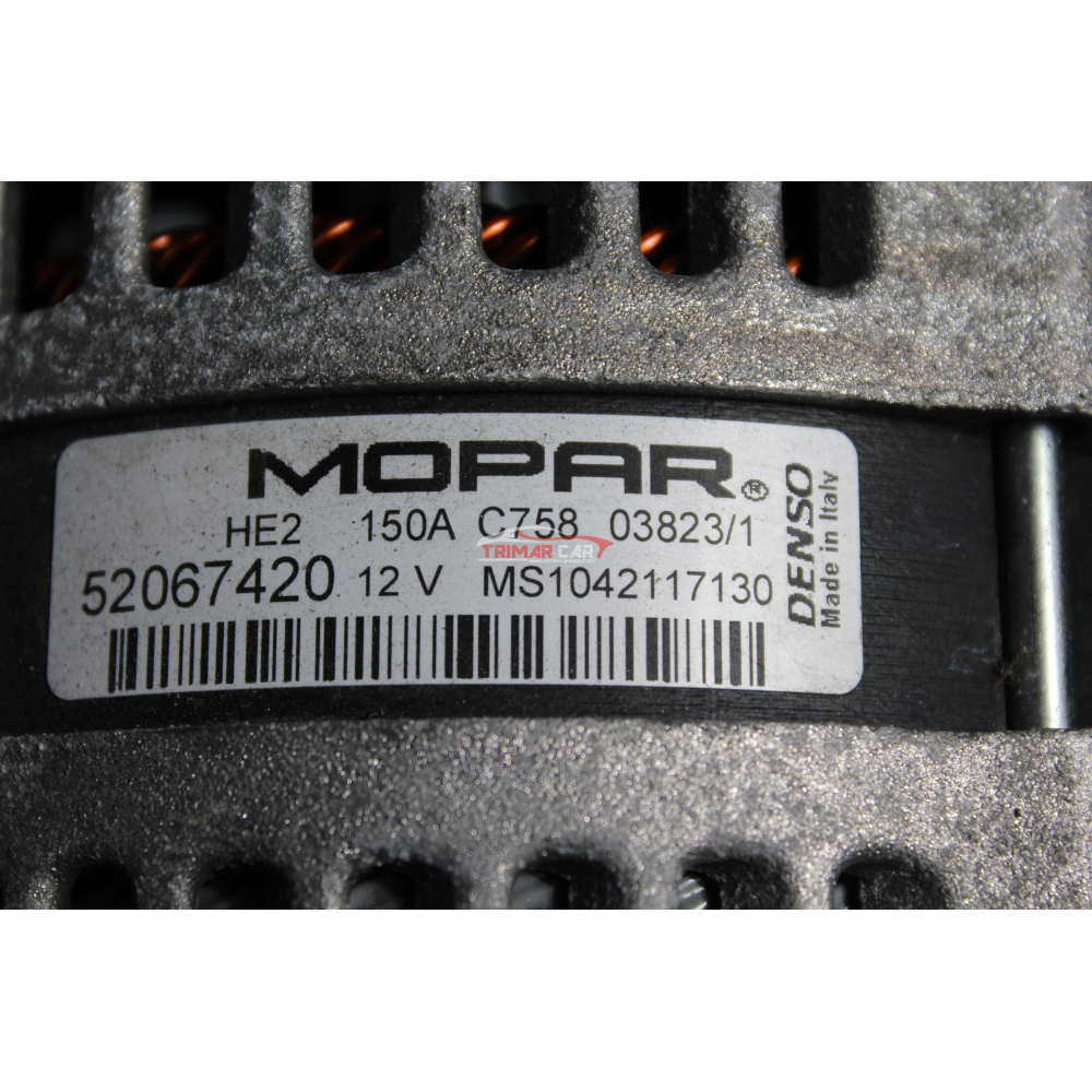 52067420 51984063 150A ALTERNATORE JEEP FIAT 1.0