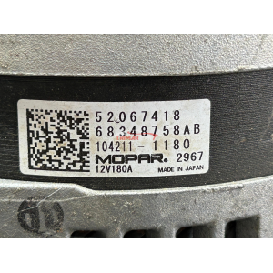 52067418 ALTERNATORE FIAT ALFA ROMEO JEEP